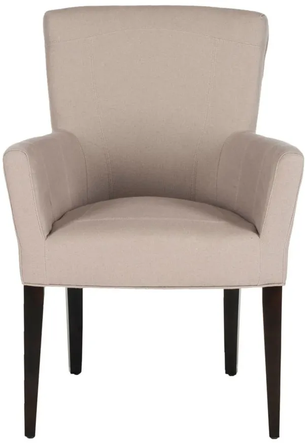 Jaspin Arm Chair in Taupe by Safavieh