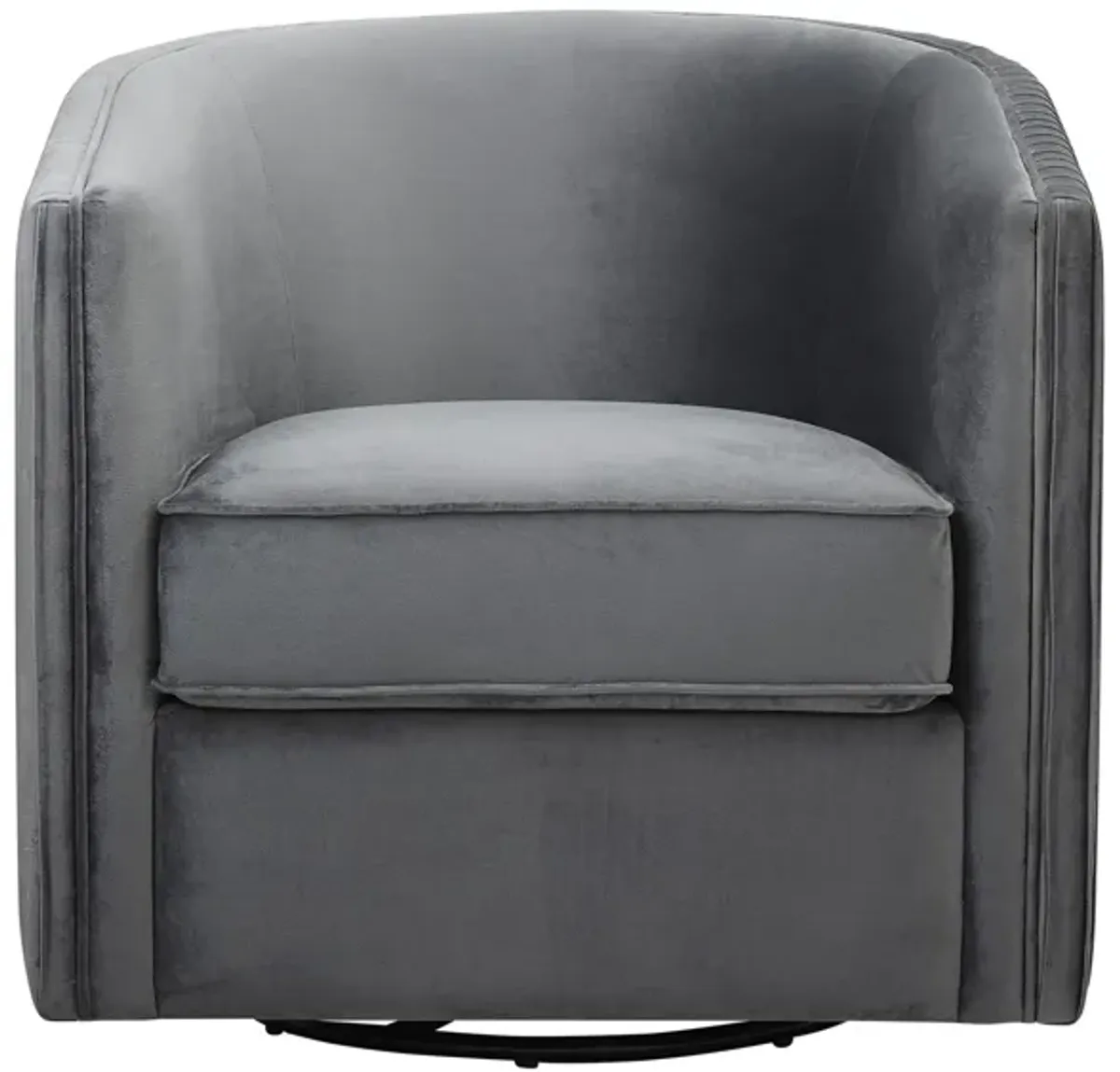 Madis Swivel Chair in Gray by Homelegance