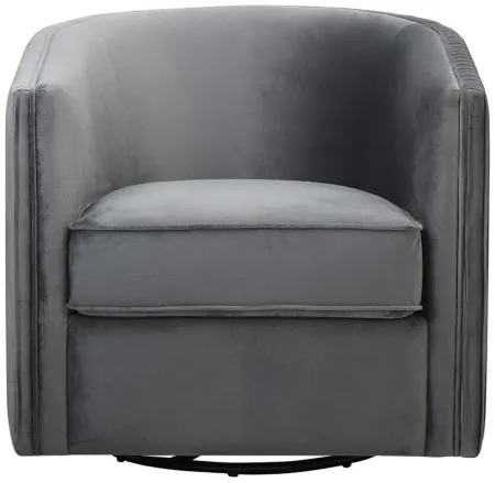 Madis Swivel Chair in Gray by Homelegance