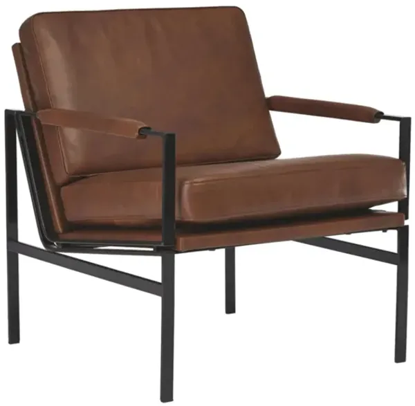 Puckman Leather Accent Chair