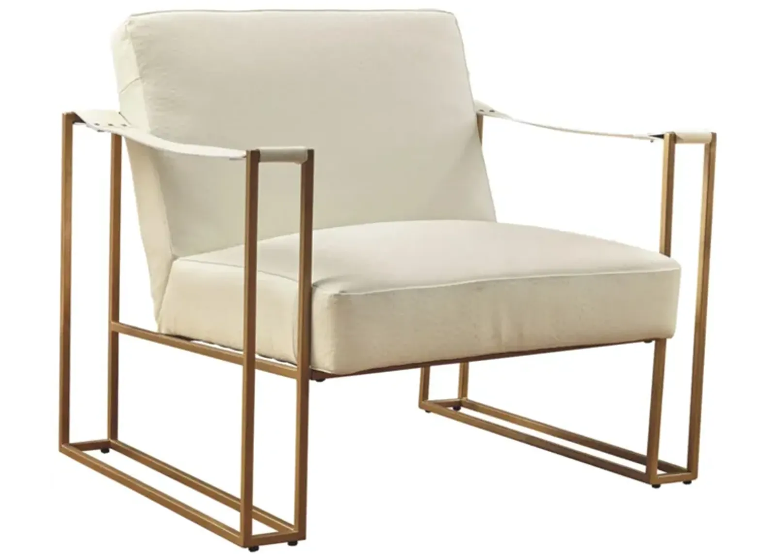 Kleemore Leather Accent Chair in Cream by Ashley Express