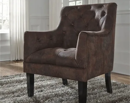 Drakelle Accent Chair in Mahogany by Ashley Express