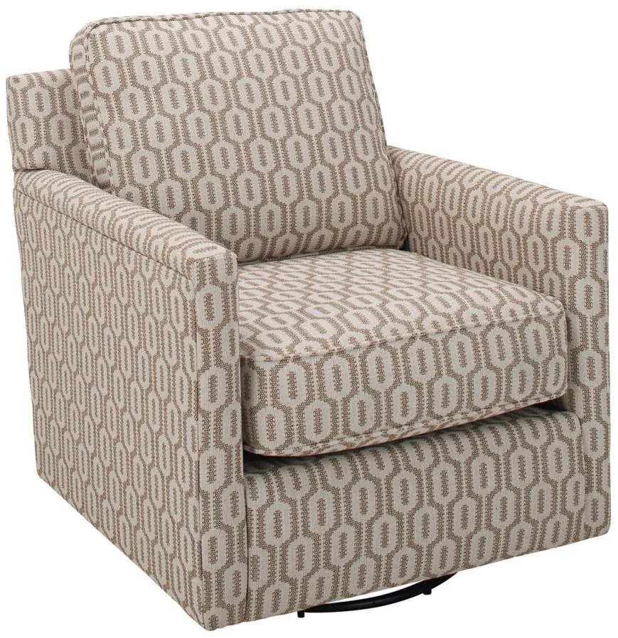 Folson Swivel Glider in Gray by Fusion Furniture