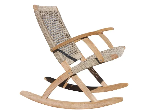 Shalaya Rope Rocking Chair