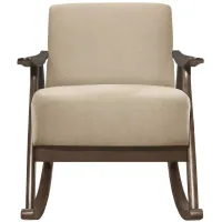 Carlson Rocking Chair in Light Brown by Homelegance