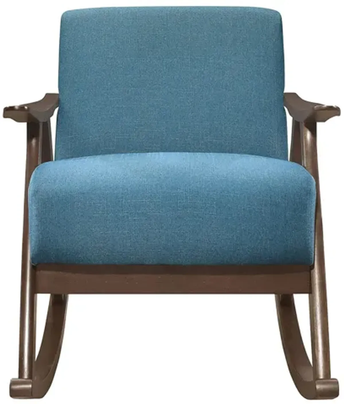 Carlson Rocking Chair in Blue by Homelegance