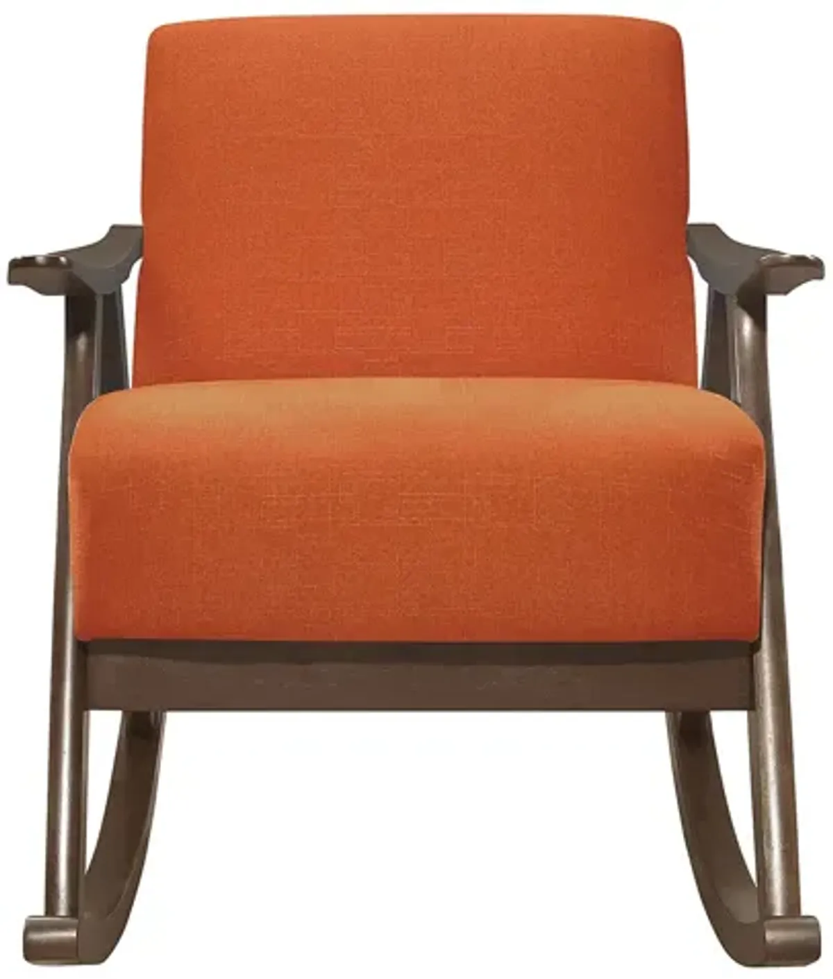 Carlson Rocking Chair in Orange by Homelegance