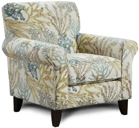 McKinley Accent Chair in Coral Reef Caribbean by Fusion Furniture