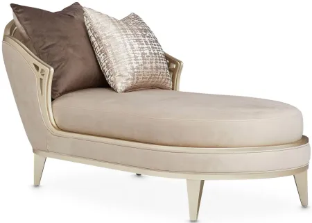 Villa Cherie Chaise in Off-White by Amini Innovation
