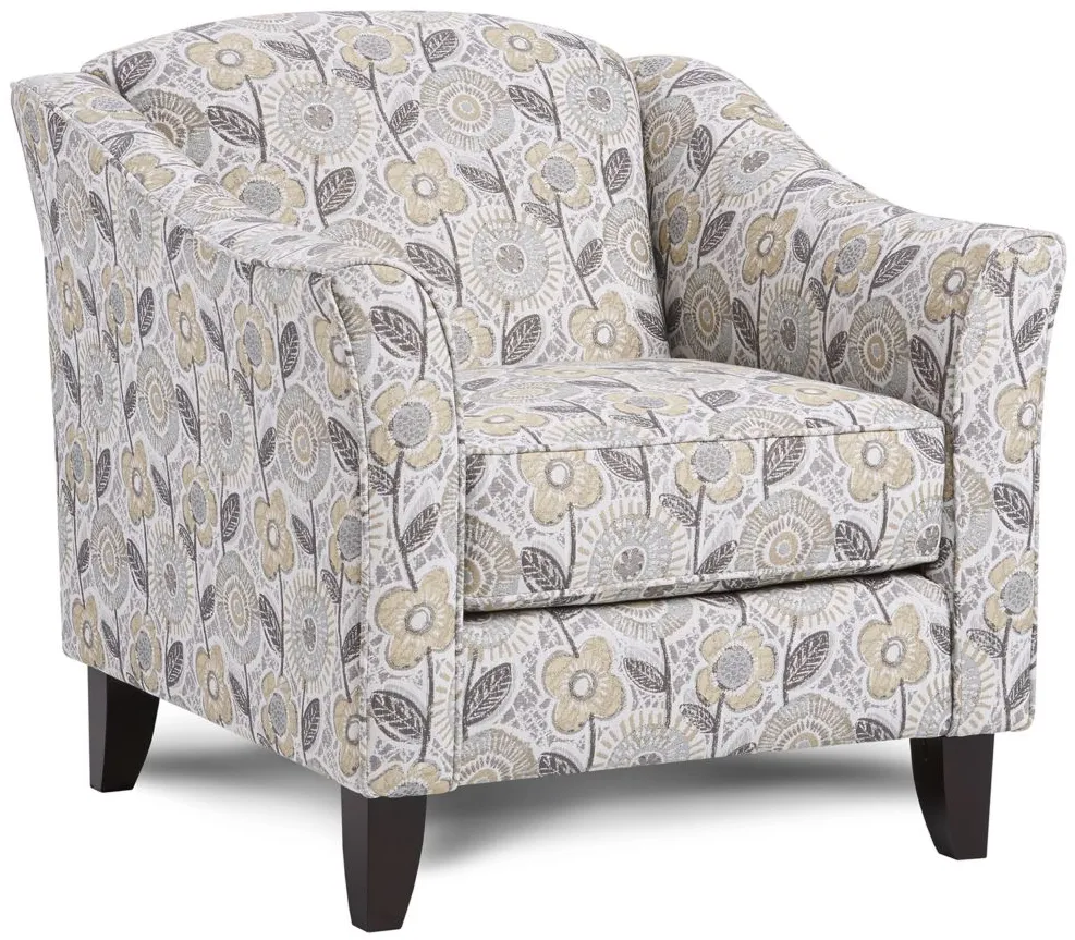 McKinley Accent Chair in Dayflower Haze by Fusion Furniture