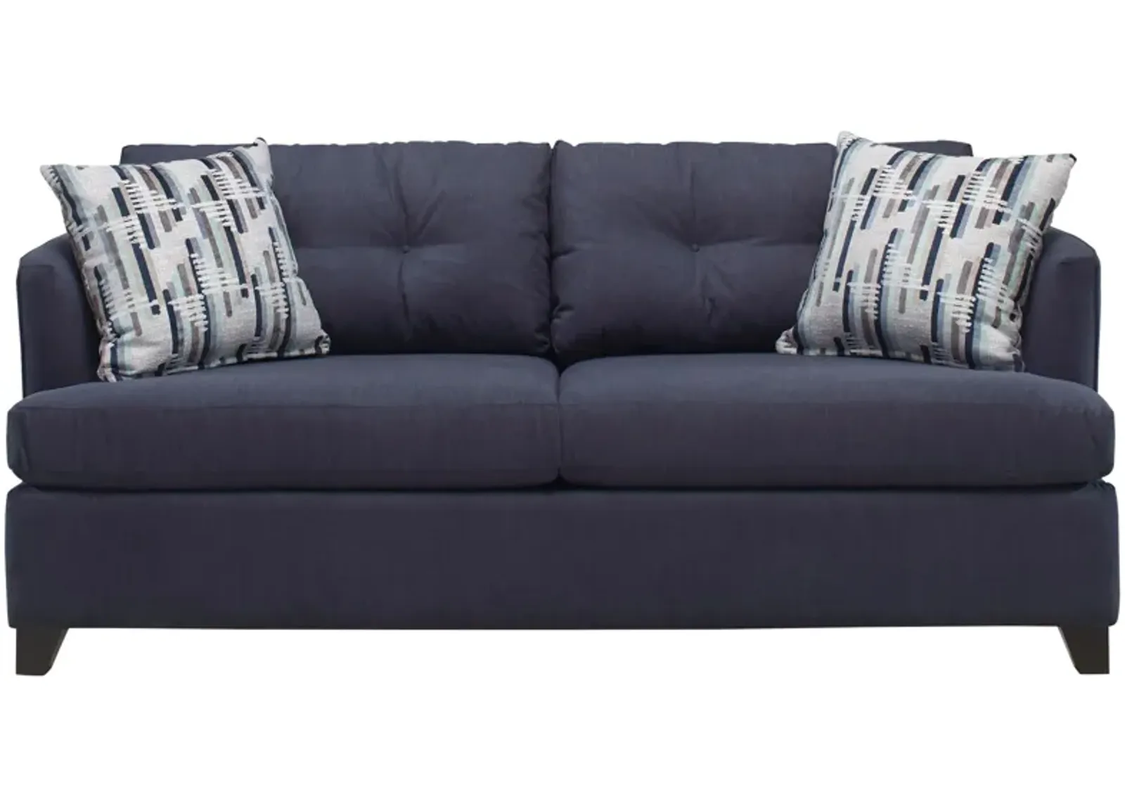 Billie Queen Sleeper Sofa in Peyton Navy by Jonathan Louis