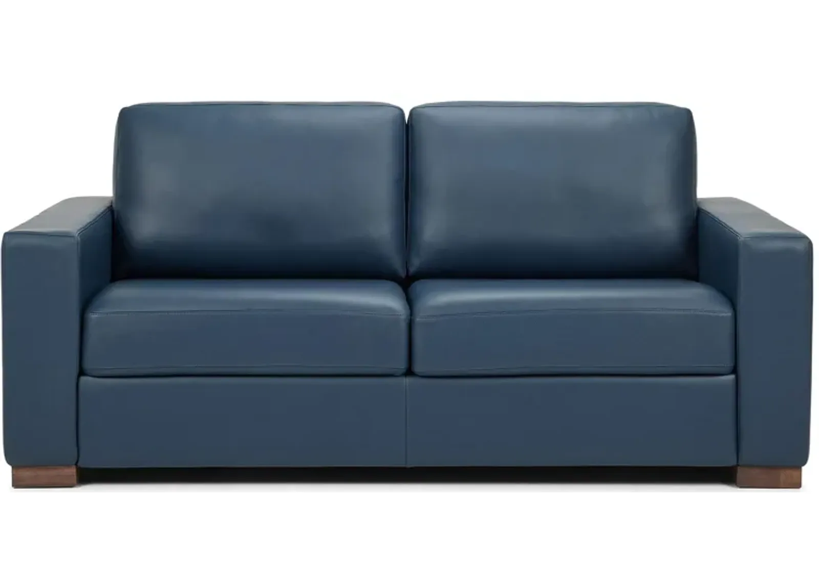 Revere Queen Sleeper in Bison Deep Blue by American Leather