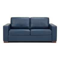 Revere Queen Sleeper in Deep Blue by American Leather
