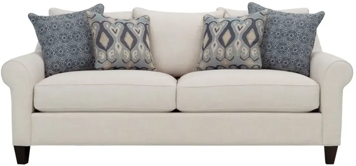 Gemma Queen Sleeper Sofa in Effie Linen by H.M. Richards