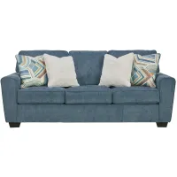 Cashton Queen Sofa Sleeper in Blue by Ashley Furniture