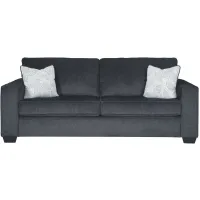 Adelson Chenille Queen Sleeper Sofa in Slate Gray by Ashley Furniture