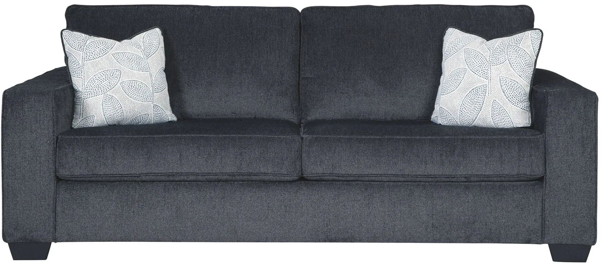 Adelson Chenille Queen Sleeper Sofa in Slate Gray by Ashley Furniture