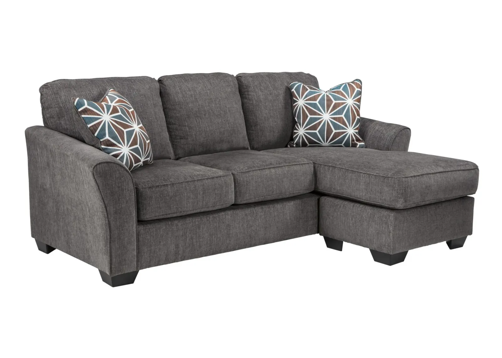 Southport 2-pc. Right Arm Facing Sectional Queen Sleeper Sofa in Slate by Ashley Furniture