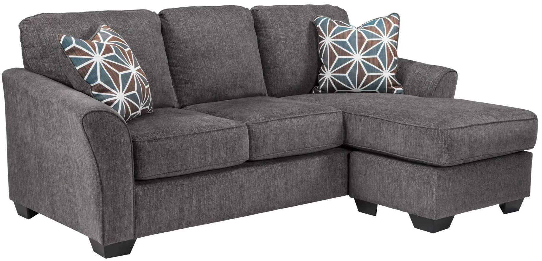 Southport 2-pc. Right Arm Facing Sectional Queen Sleeper Sofa in Slate by Ashley Furniture