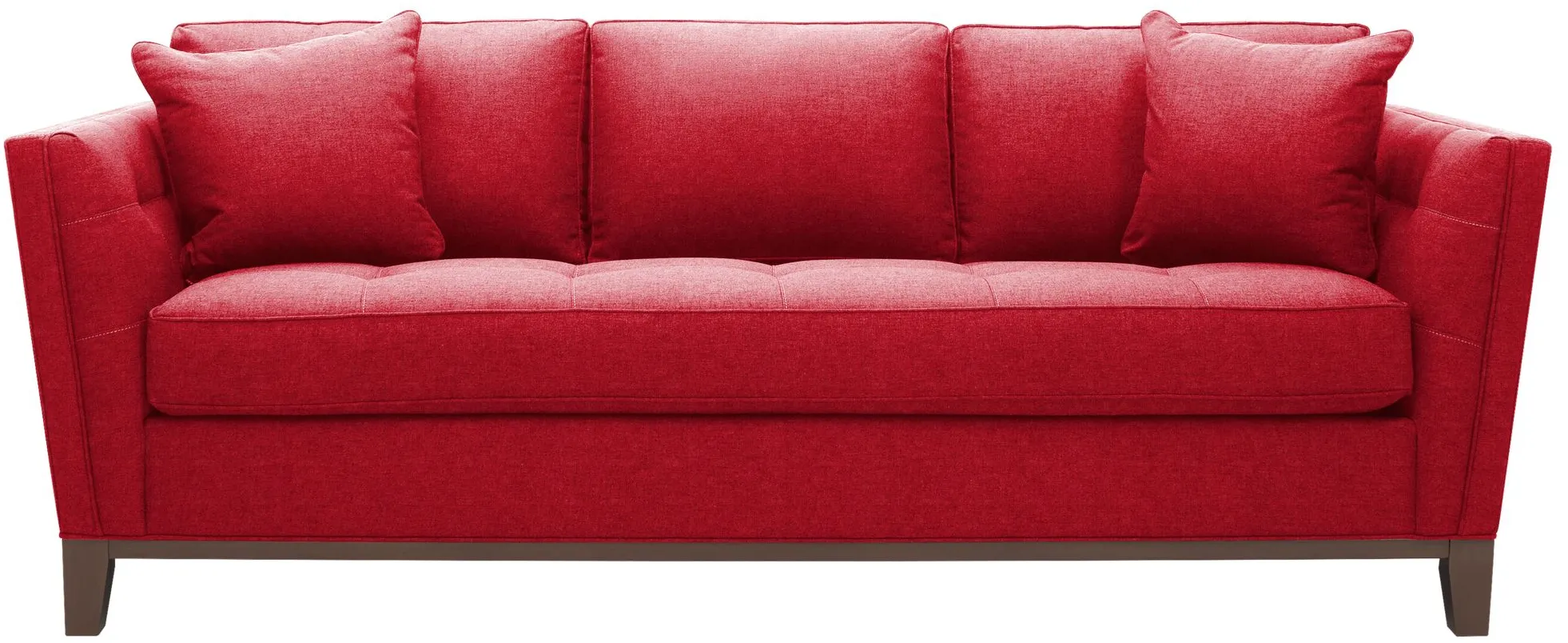 Macauley Queen Sleeper Sofa in Suede So Soft Cardinal by H.M. Richards