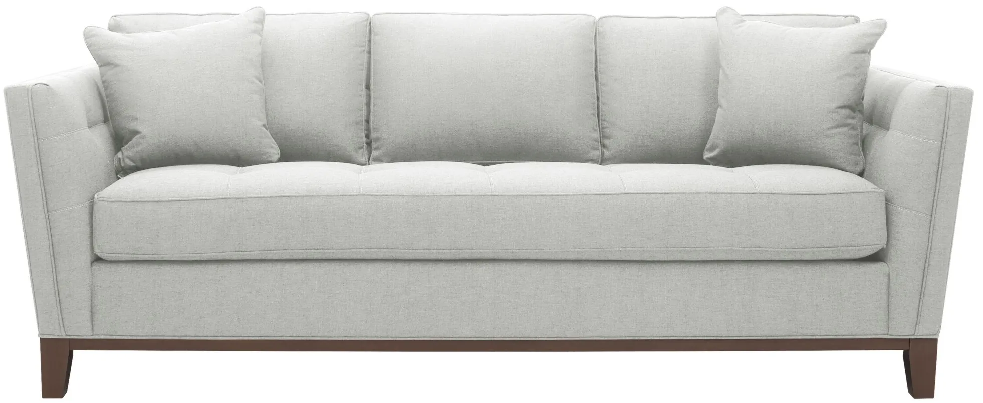 Macauley Queen Sleeper Sofa in Suede So Soft Platinum by H.M. Richards