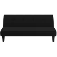 Rilson Convertible Futon in Black by Lifestyle Solutions