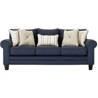 McKinley Queen Sleeper in Blue by Fusion Furniture