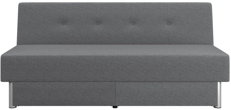 Waterford Convertible Futon in Charcoal by Lifestyle Solutions