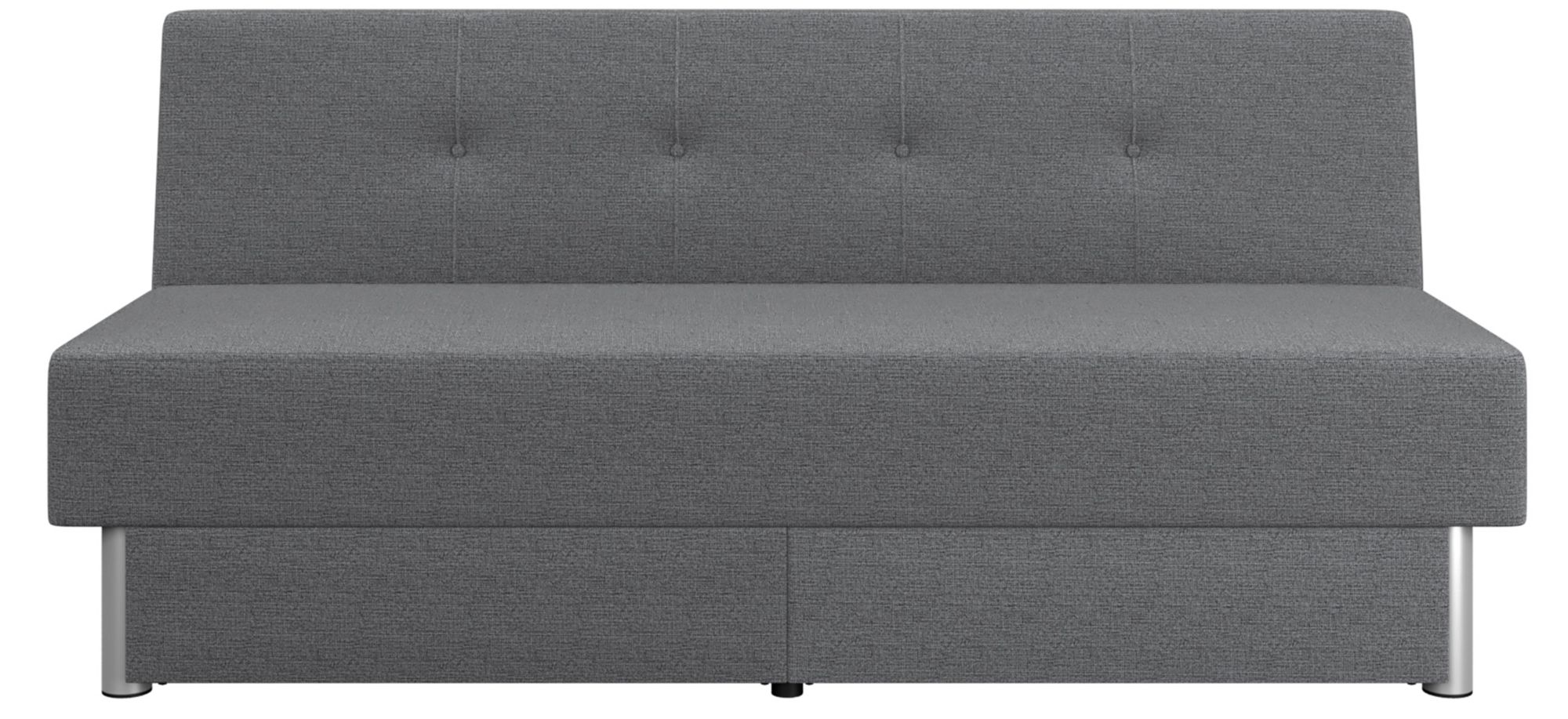 Waterford Convertible Futon in Charcoal by Lifestyle Solutions