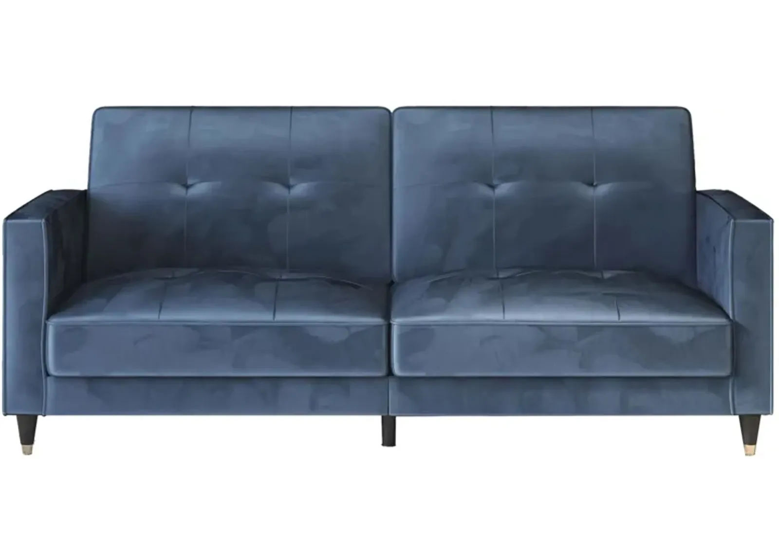 Royal Pin Tufted Futon in Blue by DOREL HOME FURNISHINGS