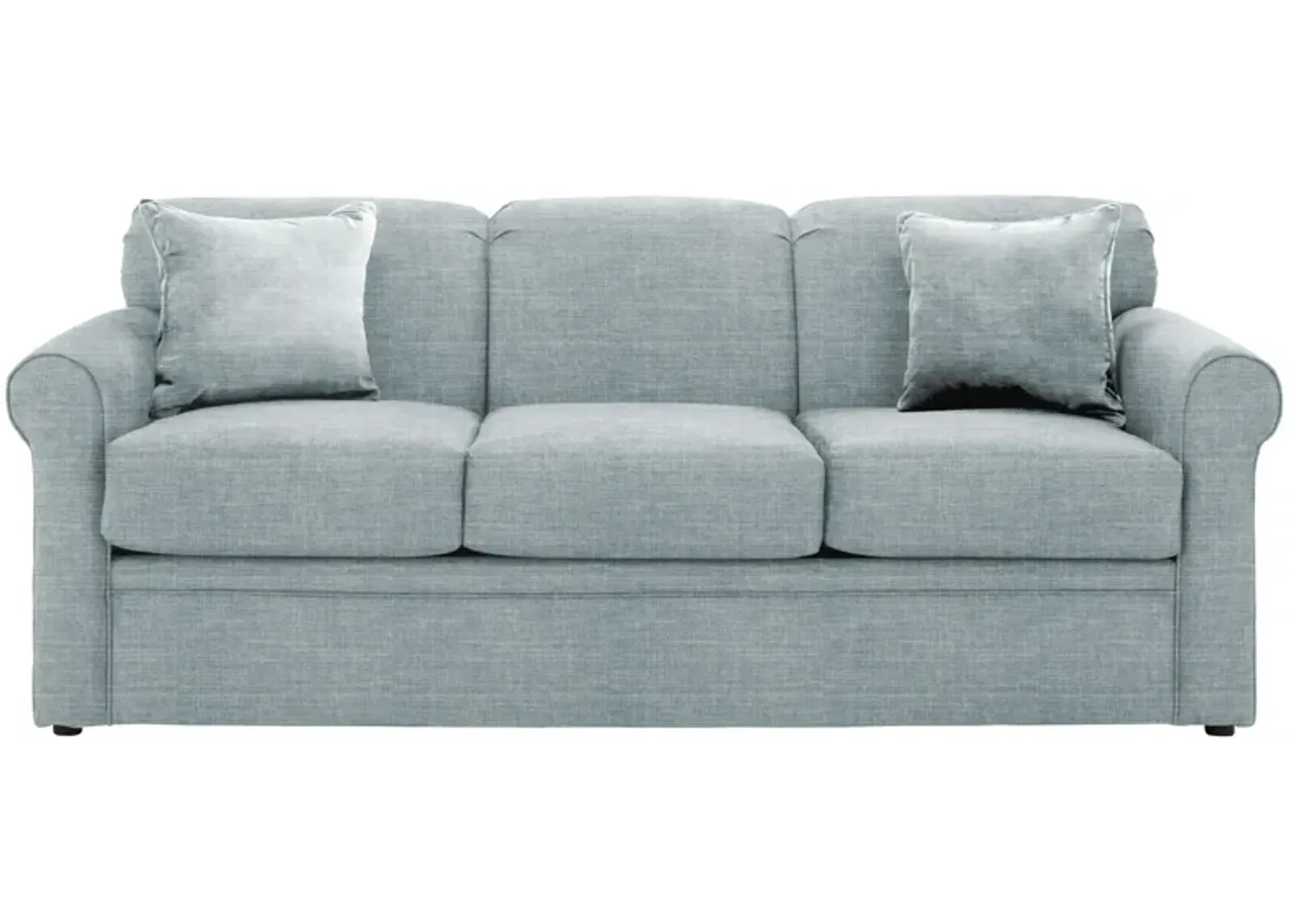 Luann Queen Sleeper Sofa in Quinn Mist by Overnight Sofa.