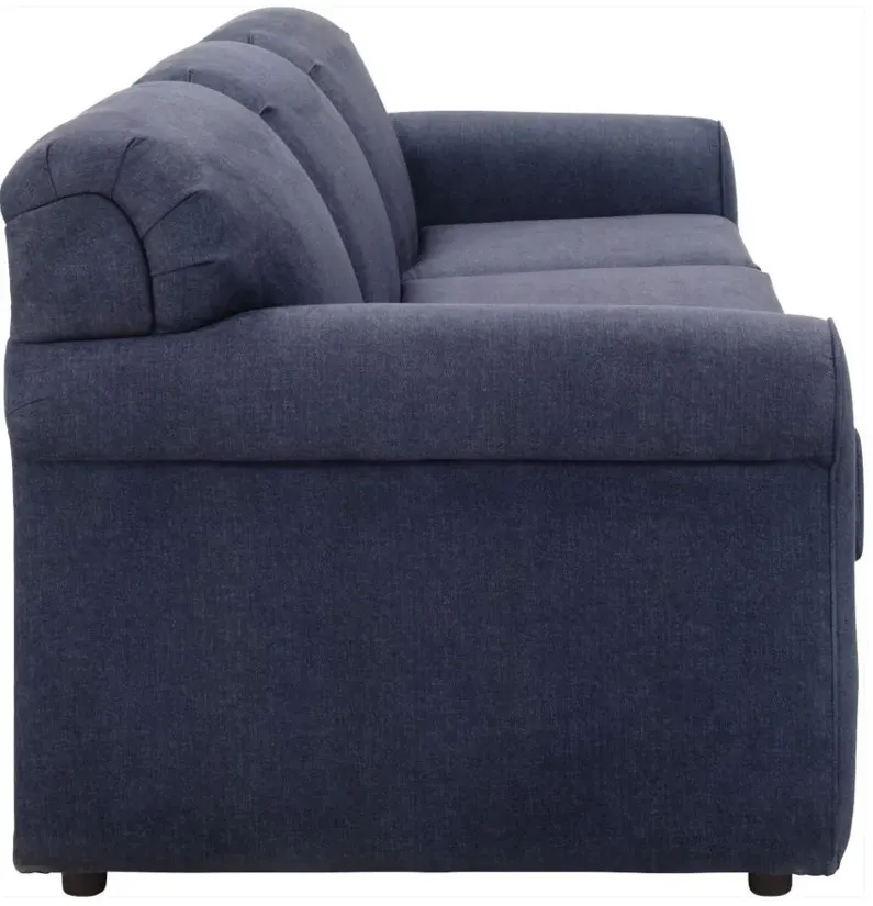 Luann Queen Sleeper Sofa in Denim Vintage by Overnight Sofa.