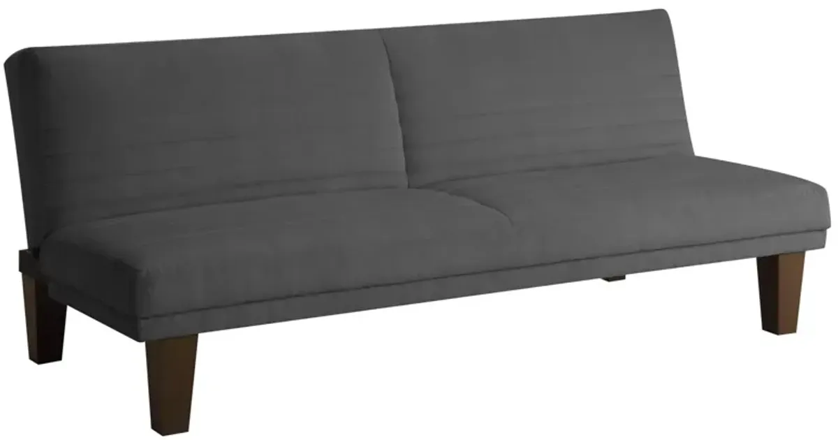 Bran Convertible Futon in Gray by DOREL HOME FURNISHINGS