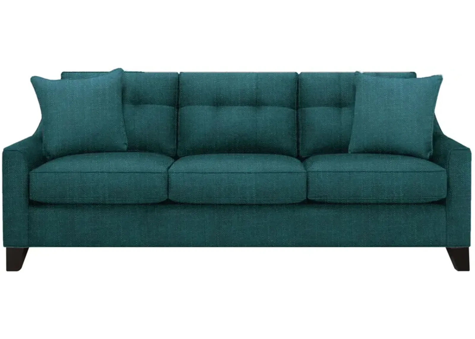 Carmine Queen Sleeper Sofa in Elliot Teal by H.M. Richards