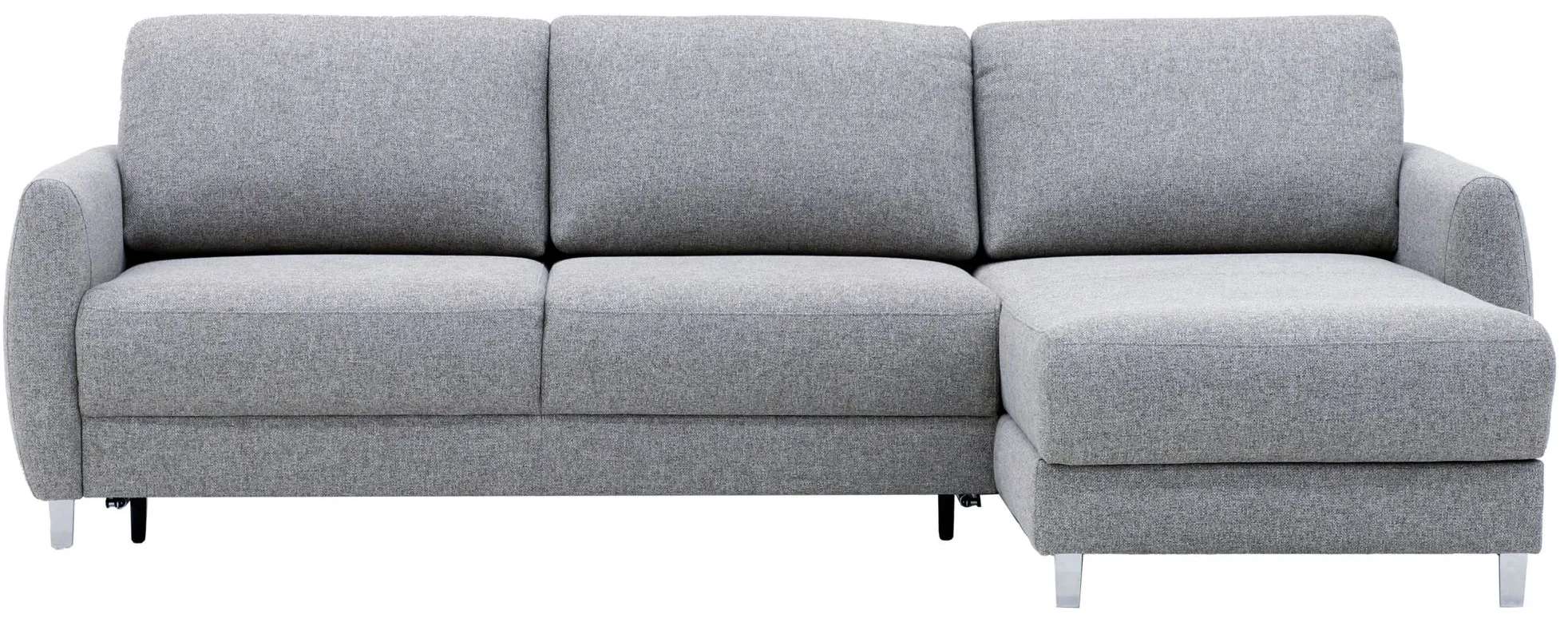Delta Full XL Reversible Sectional Sleeper in Rene 03 by Luonto Furniture