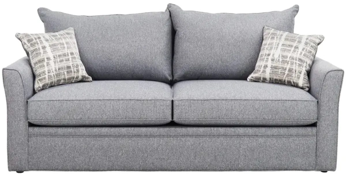 Huxley Queen Sleeper Sofa in Gray by Overnight Sofa.