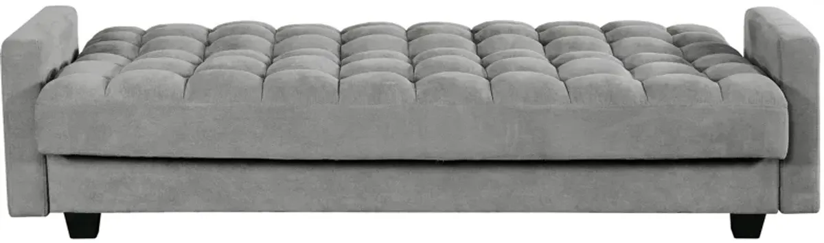 Penelope Tufted Sleeper Sofa with Storage