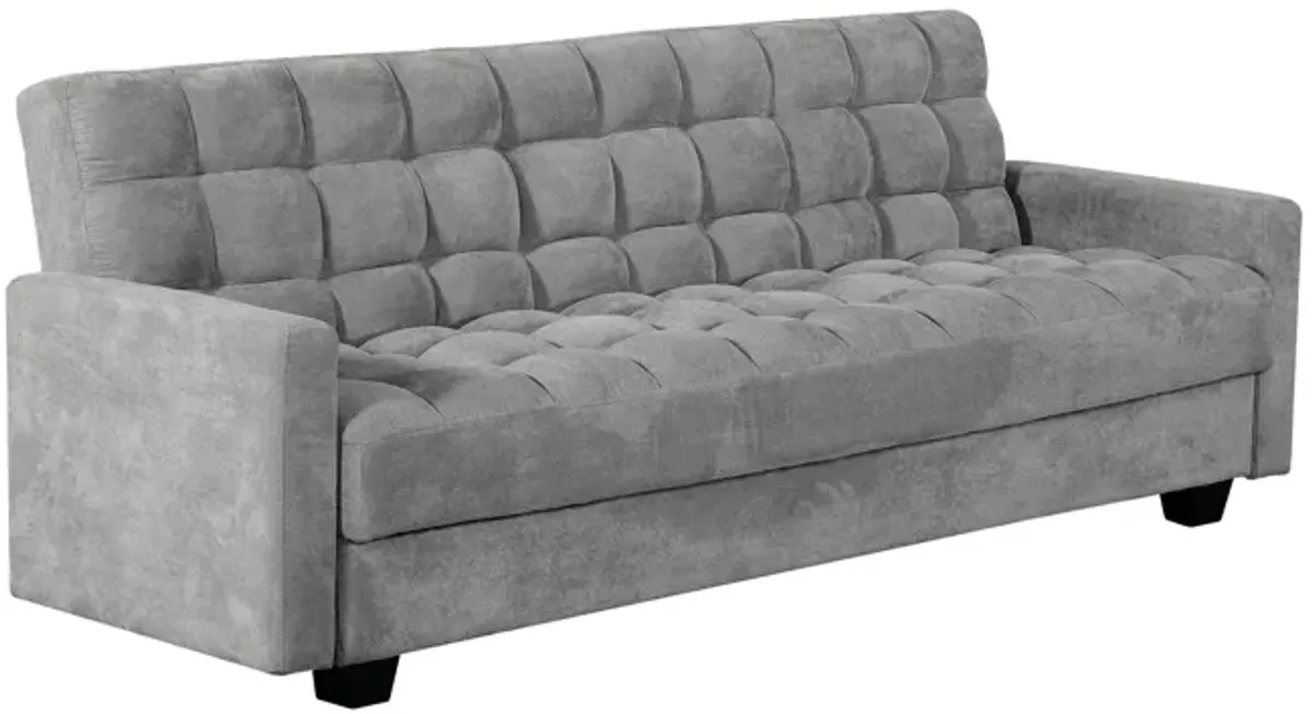 Penelope Tufted Sleeper Sofa with Storage