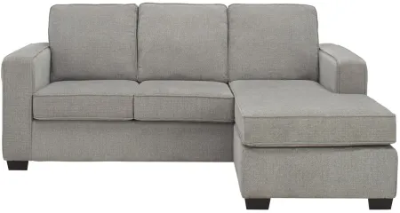 Farron Queen Chenille Reversible Sleeper Sofa in Gray by Flair