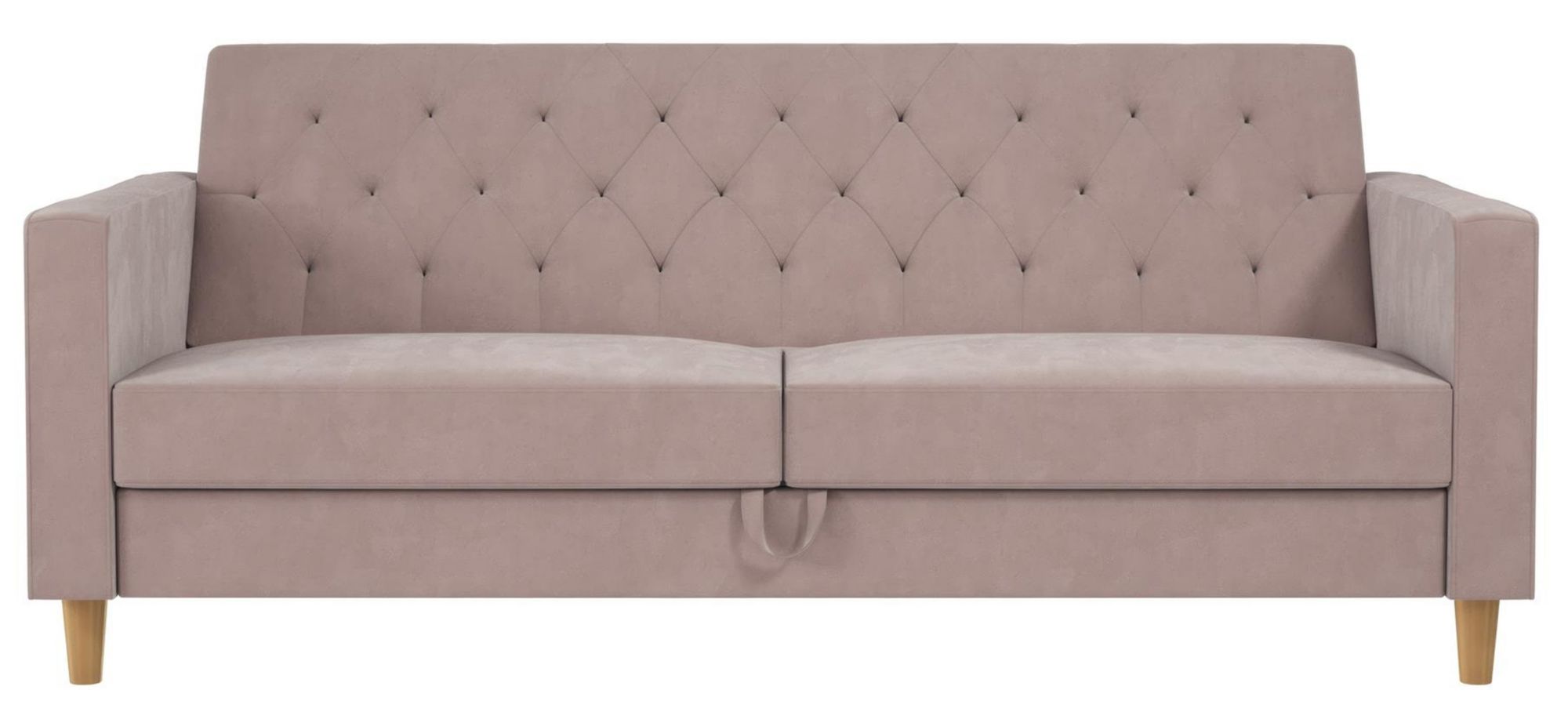 Liberty Futon in Blush by DOREL HOME FURNISHINGS