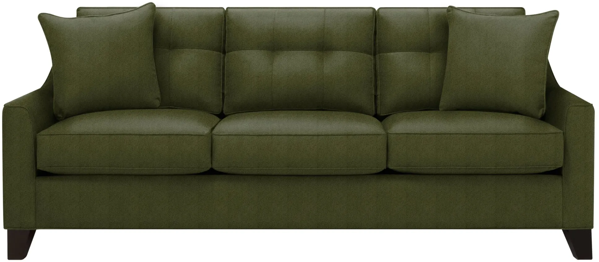Carmine Queen Sleeper Sofa in Suede so Soft Pine by H.M. Richards