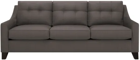 Carmine Queen Sleeper Sofa in Suede so Soft Slate by H.M. Richards