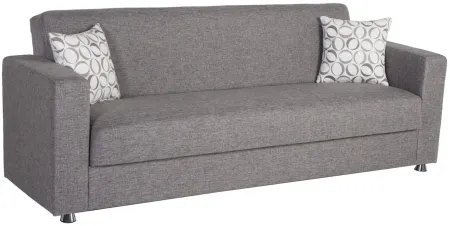 Gonzalo Sleeper Sofa in Gray by HUDSON GLOBAL MARKETING USA