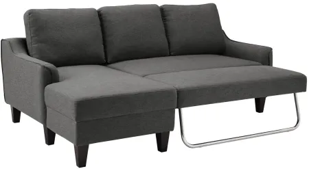 Morrisette 2-pc. Left Arm Facing Sectional Sleeper Sofa in Gray by Ashley Furniture