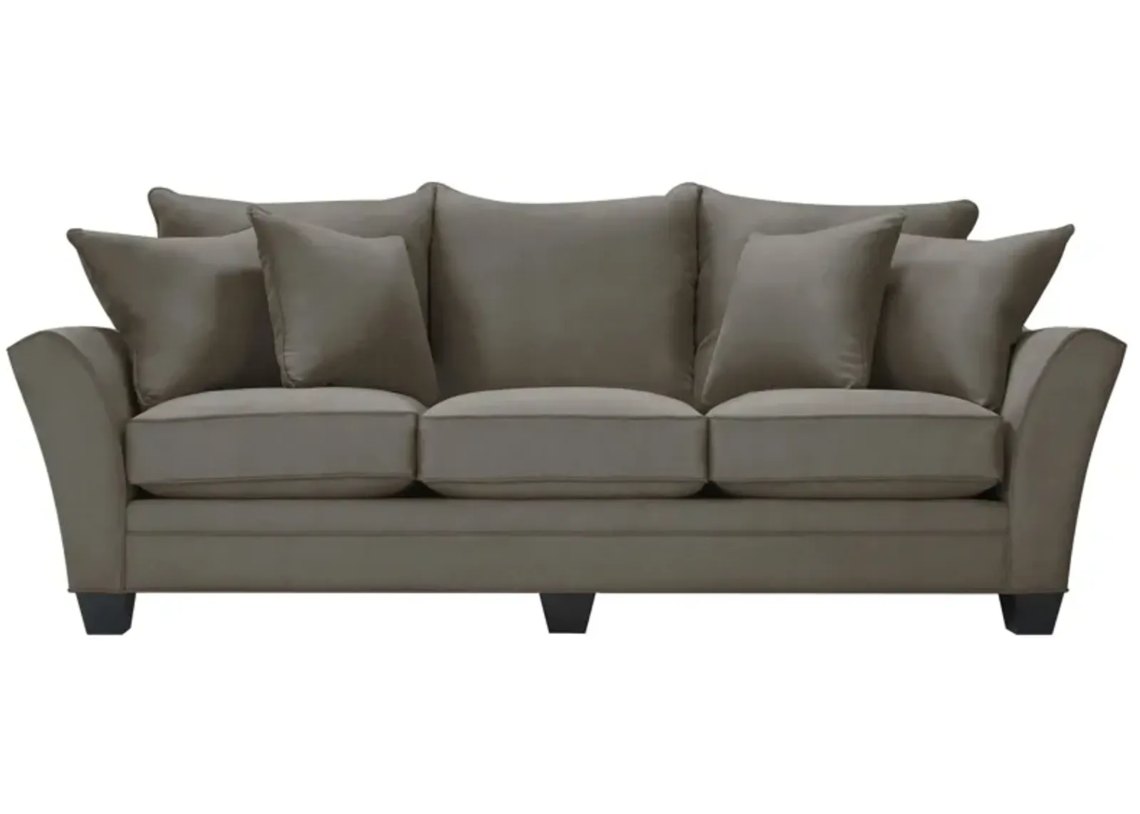 Briarwood Queen Plus Sleeper Sofa in Suede So Soft Graystone by H.M. Richards