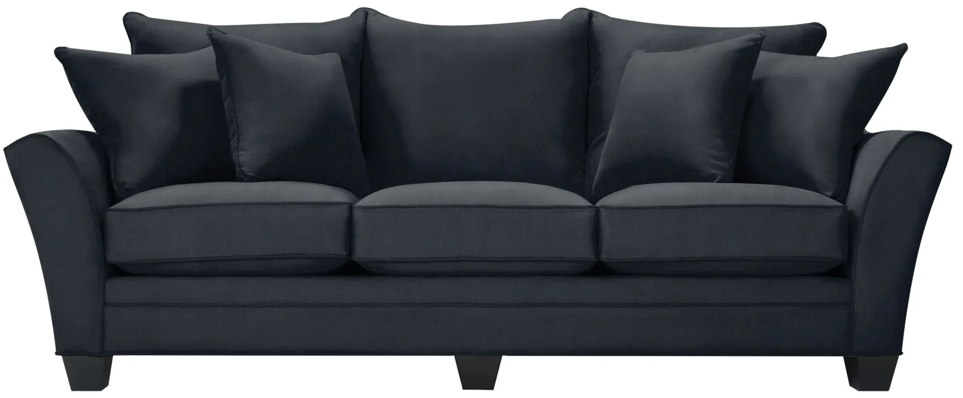 Briarwood Queen Plus Sleeper Sofa in Suede So Soft Midnight by H.M. Richards