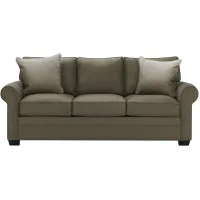 Glendora Queen Sleeper Sofa in Suede So Soft Graystone by H.M. Richards