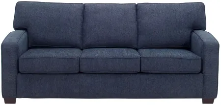 Gabe Queen Sleeper Sofa in Blue by Flair
