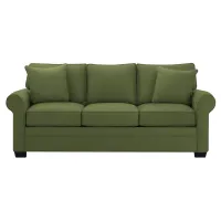Glendora Queen Sleeper Sofa in Suede So Soft Pine by H.M. Richards