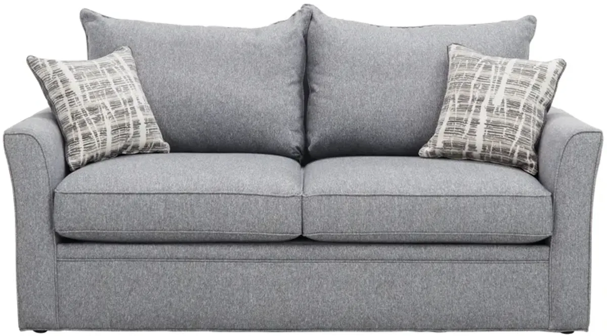 Huxley Full Sleeper Sofa in Gray by Overnight Sofa.